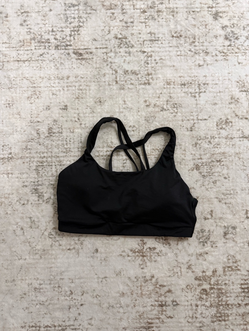 lululemon athletica Black Strappy Sports Bra
